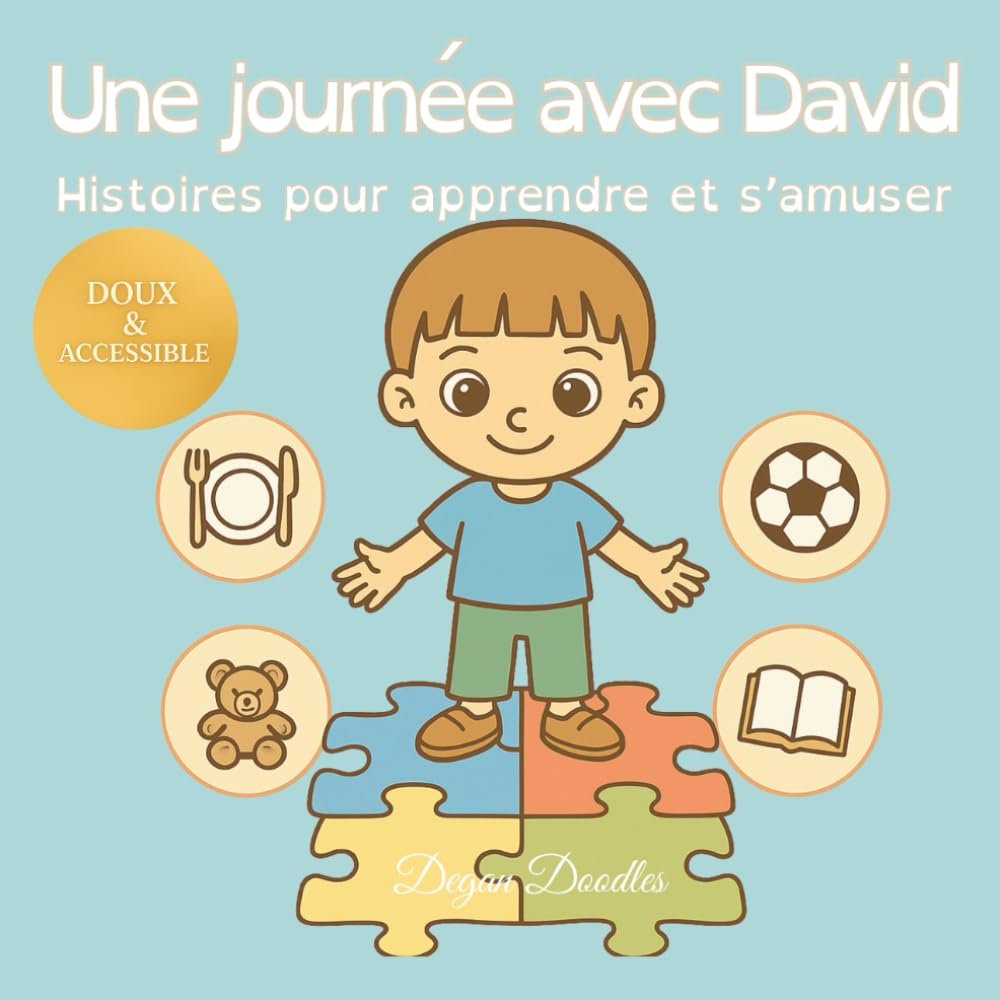 Une journée avec David - Mon livre de coloriage